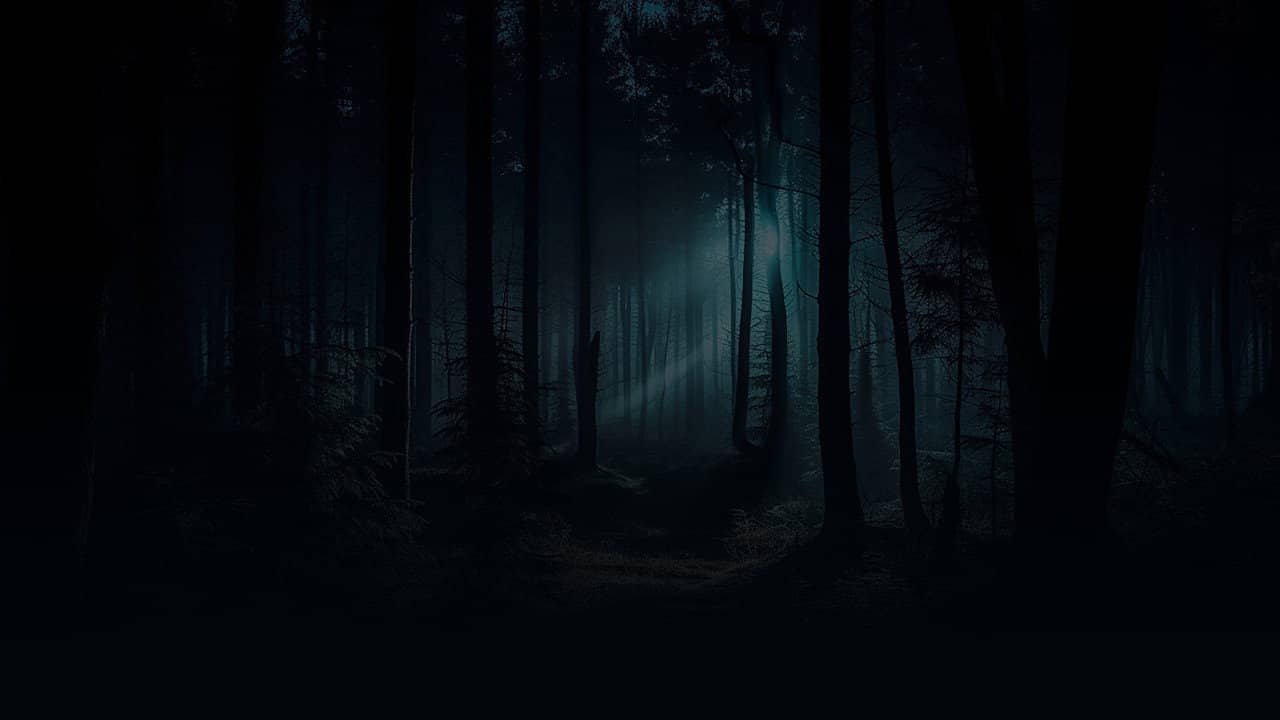 The Haunting Lodge backdrop