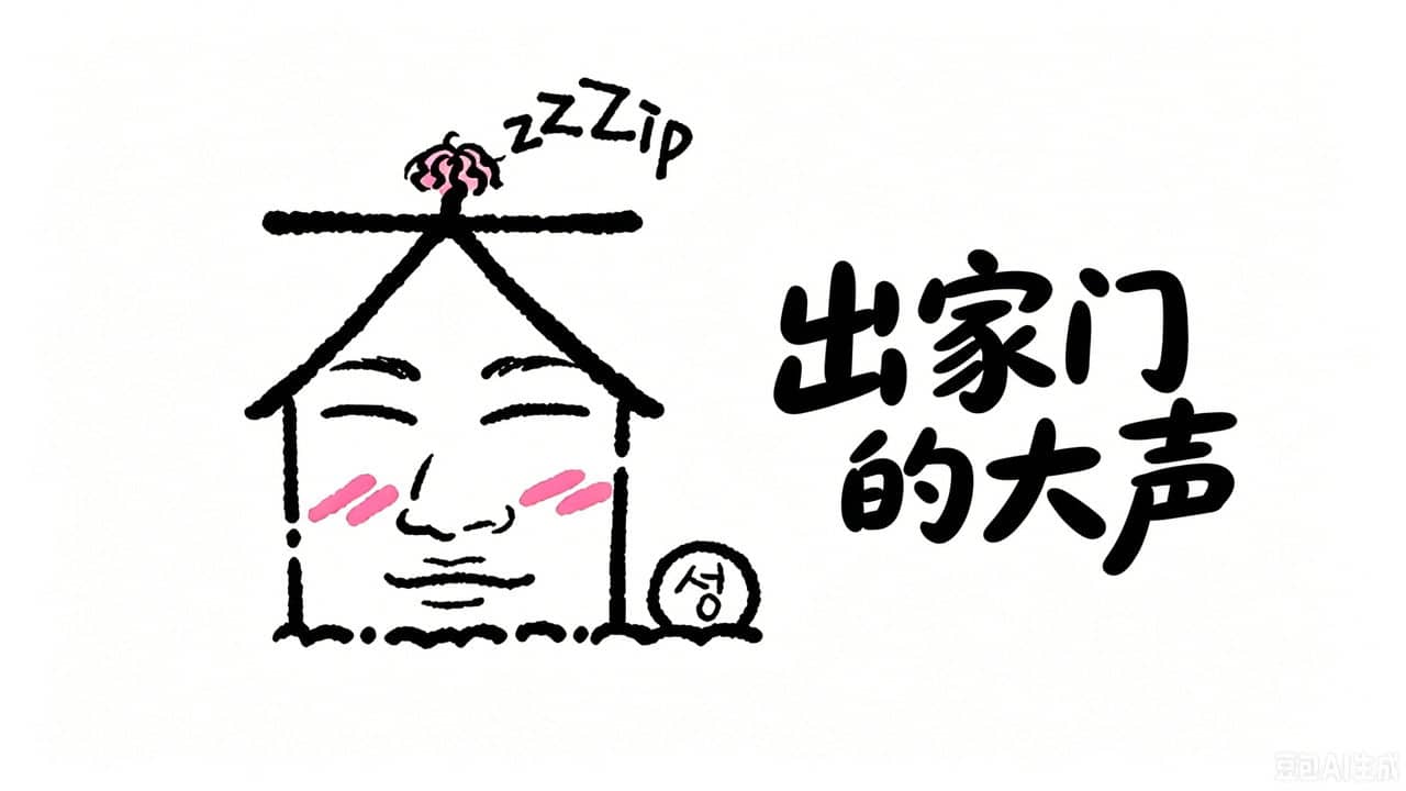집 밖으로 나온 대성 backdrop