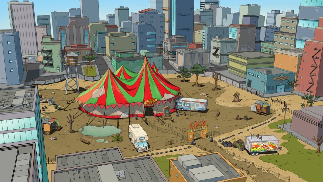 Circo Gómez backdrop