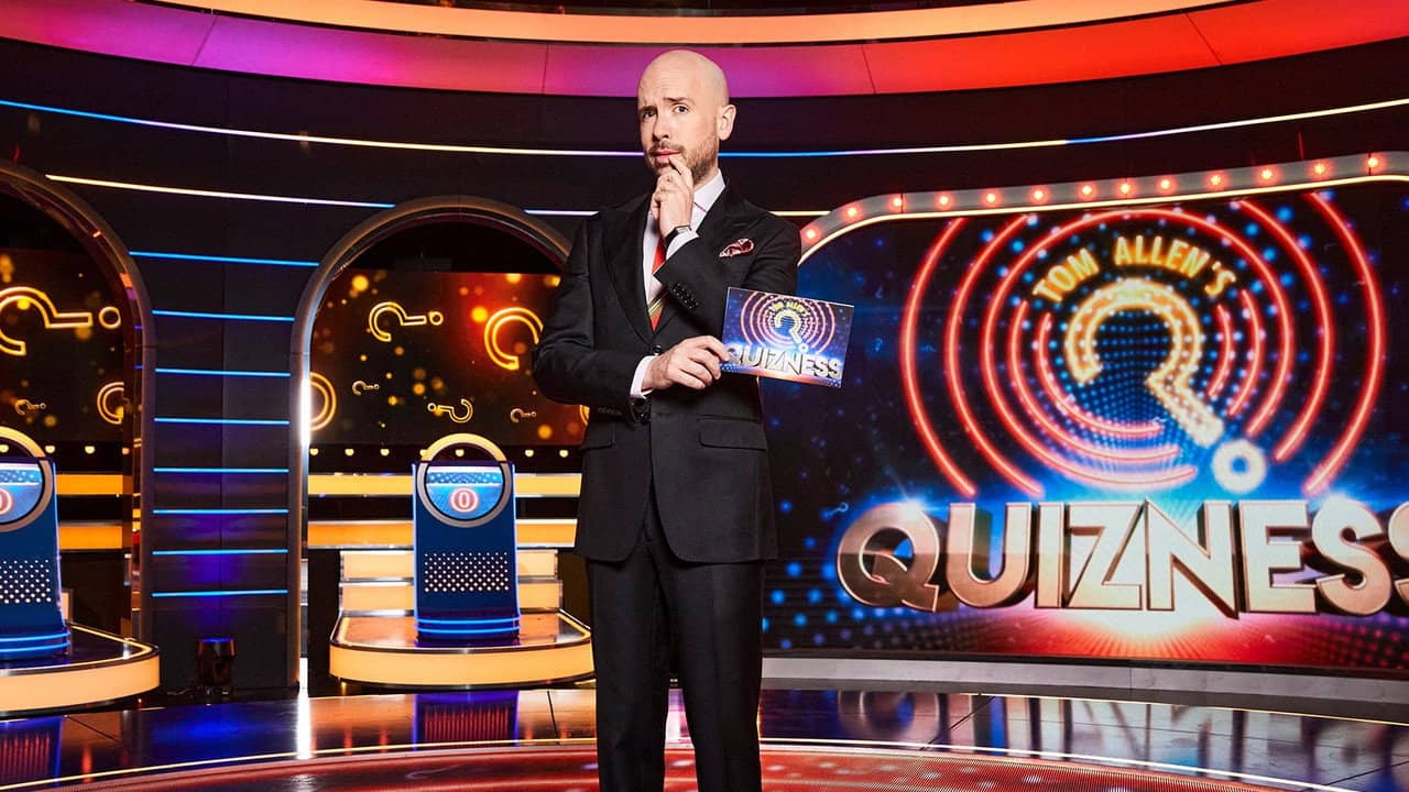 Tom Allen’s Quizness backdrop