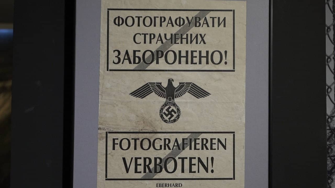 The Holocaust. Certified crime backdrop