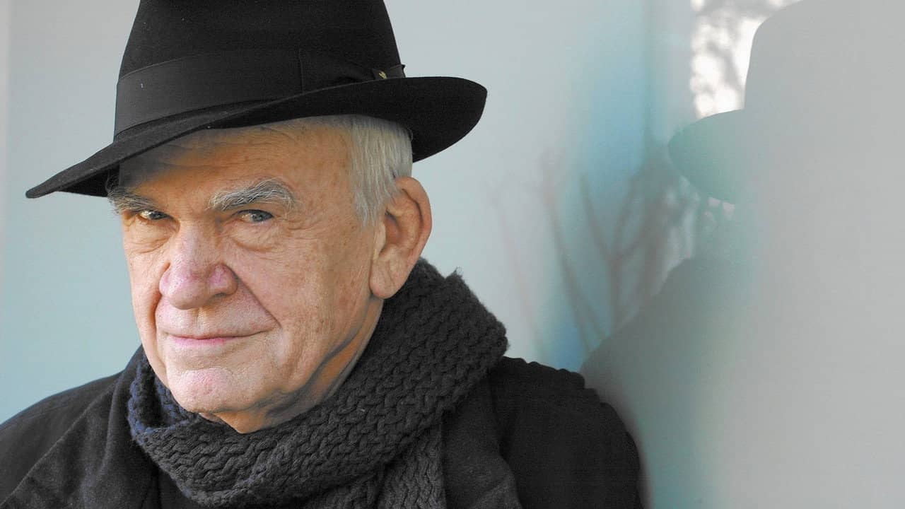 Milan Kundera: The Unbearable Weight of History backdrop