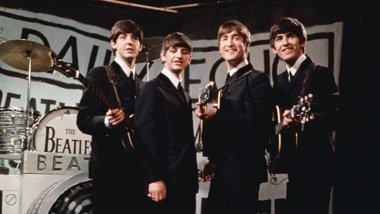 The Beatles backdrop