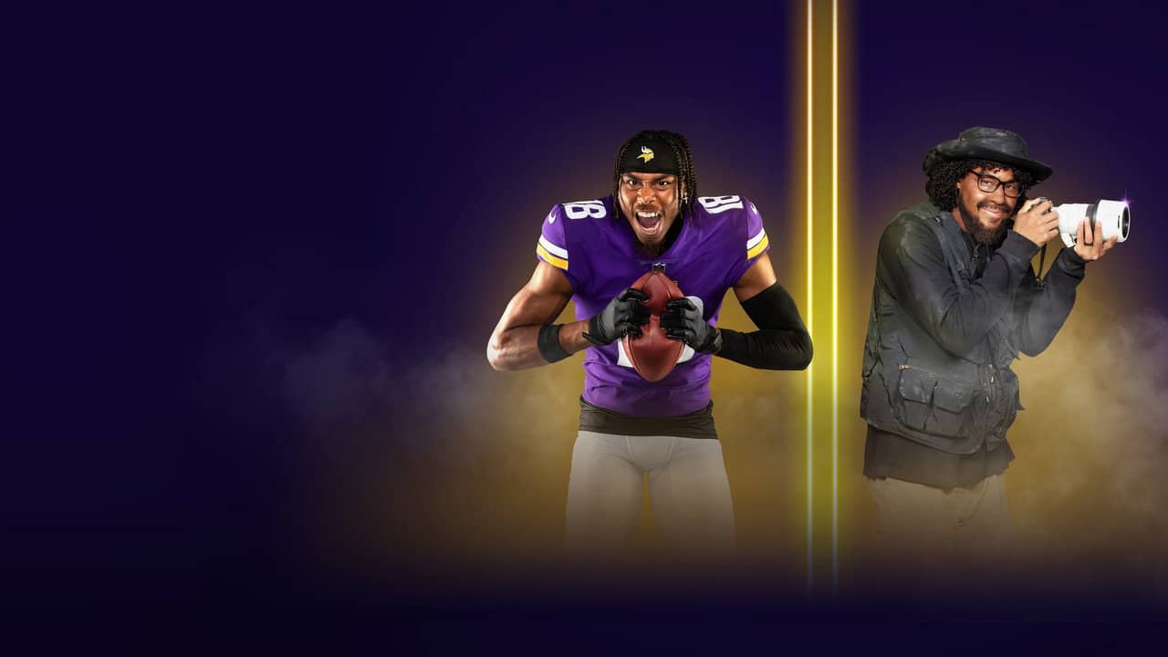 Eli Manning Presents: The Undercovers - Justin Jefferson backdrop