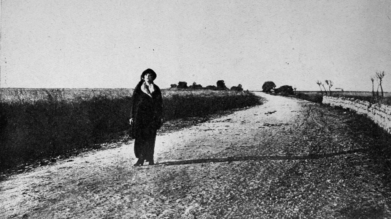 The Woman from Nowhere backdrop