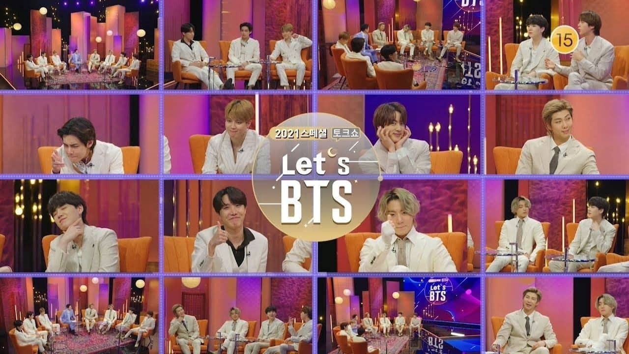 Let's BTS backdrop