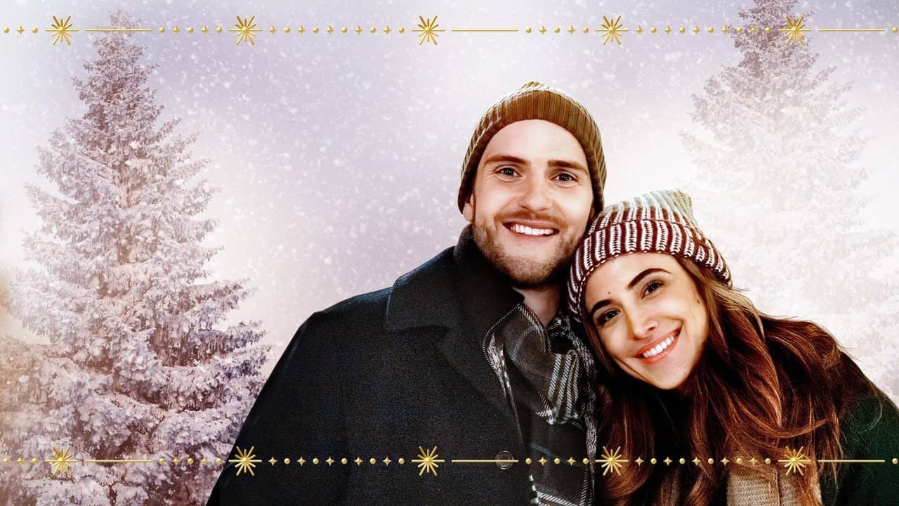 Homemade Christmas backdrop