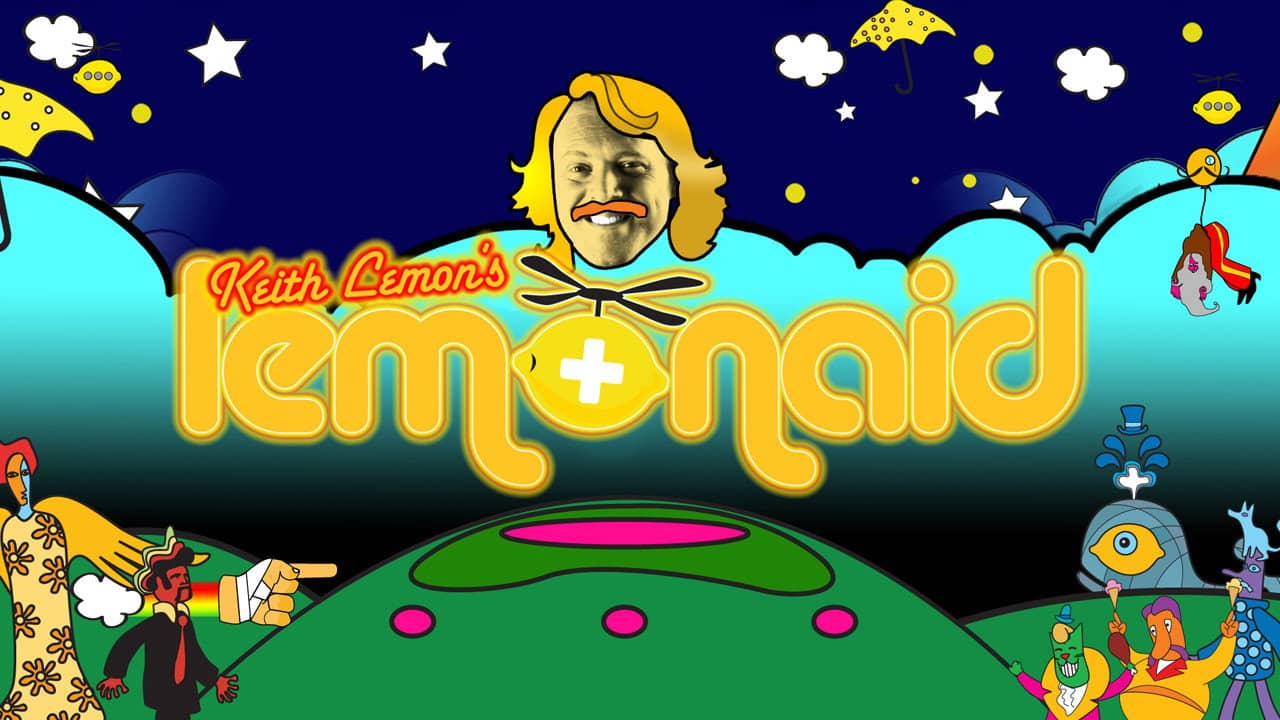 Keith Lemon's LemonAid backdrop