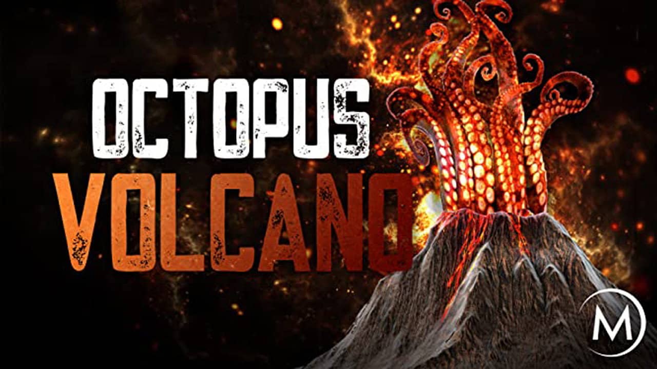 Octopus Volcano backdrop