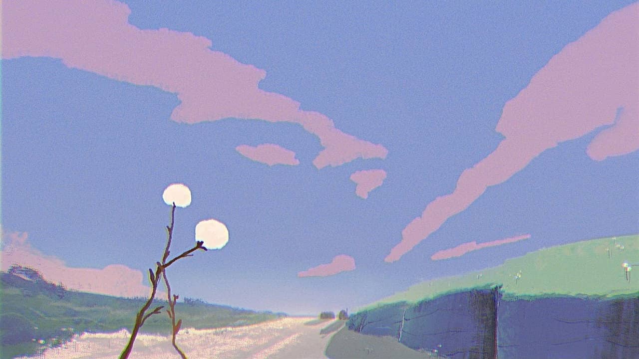 La mucca nel cielo backdrop