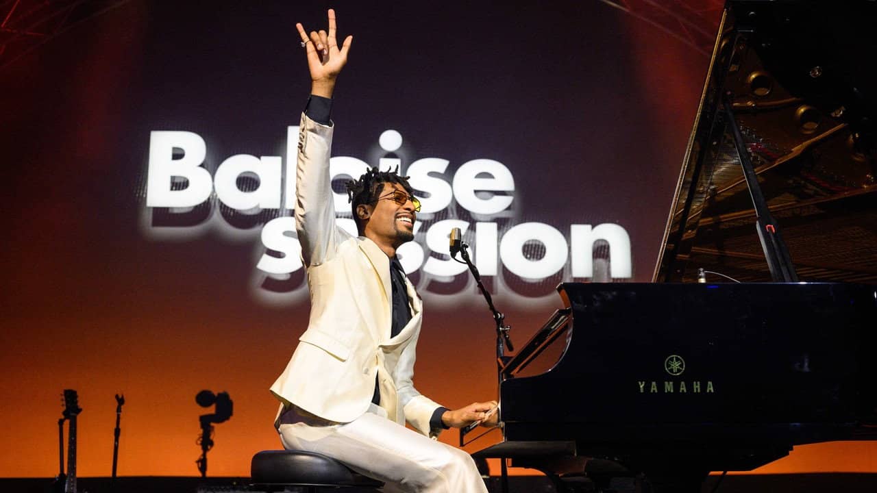 Jon Batiste @ Baloise Session 2025 backdrop