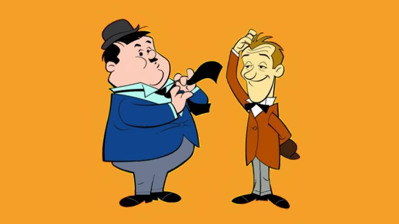 Laurel & Hardy backdrop