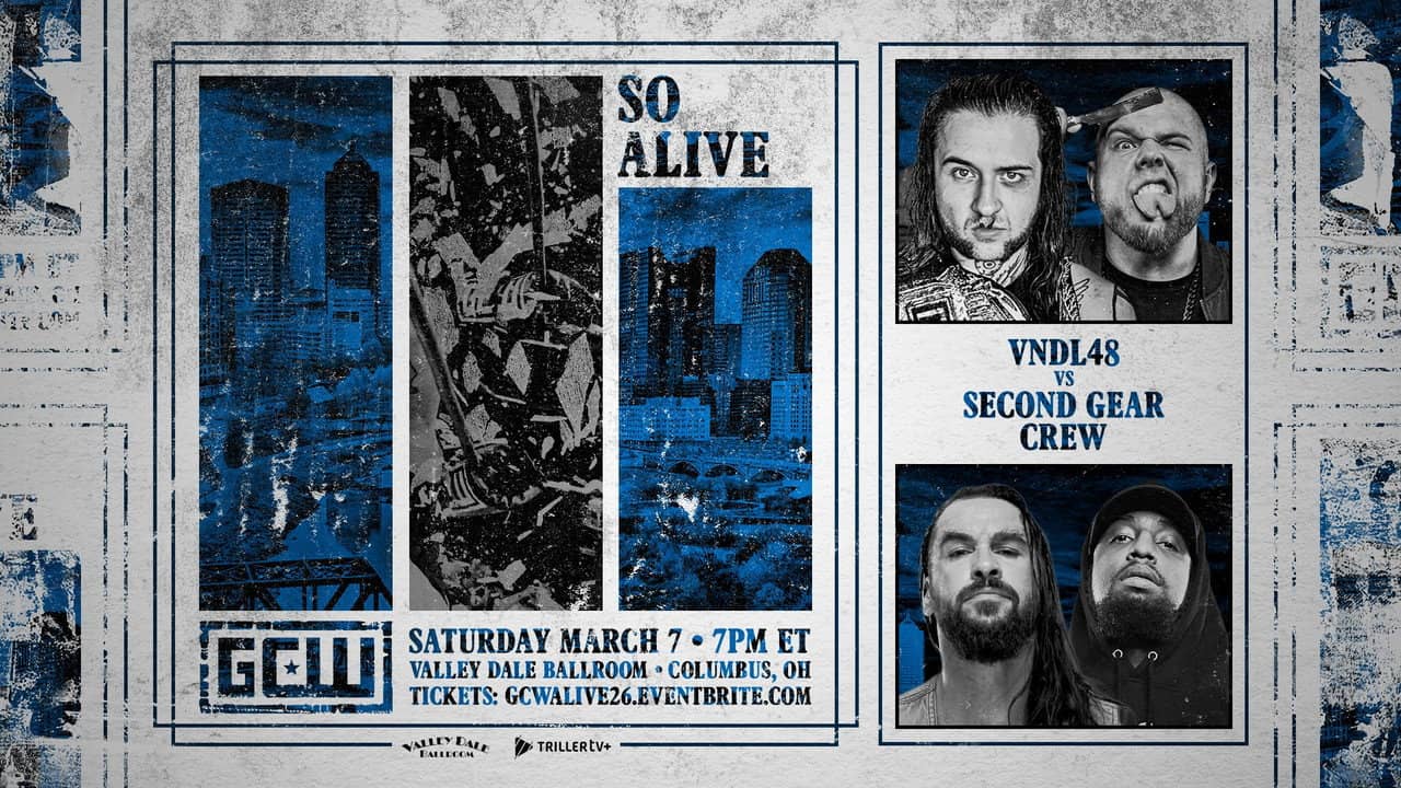 GCW So Alive 2026 backdrop