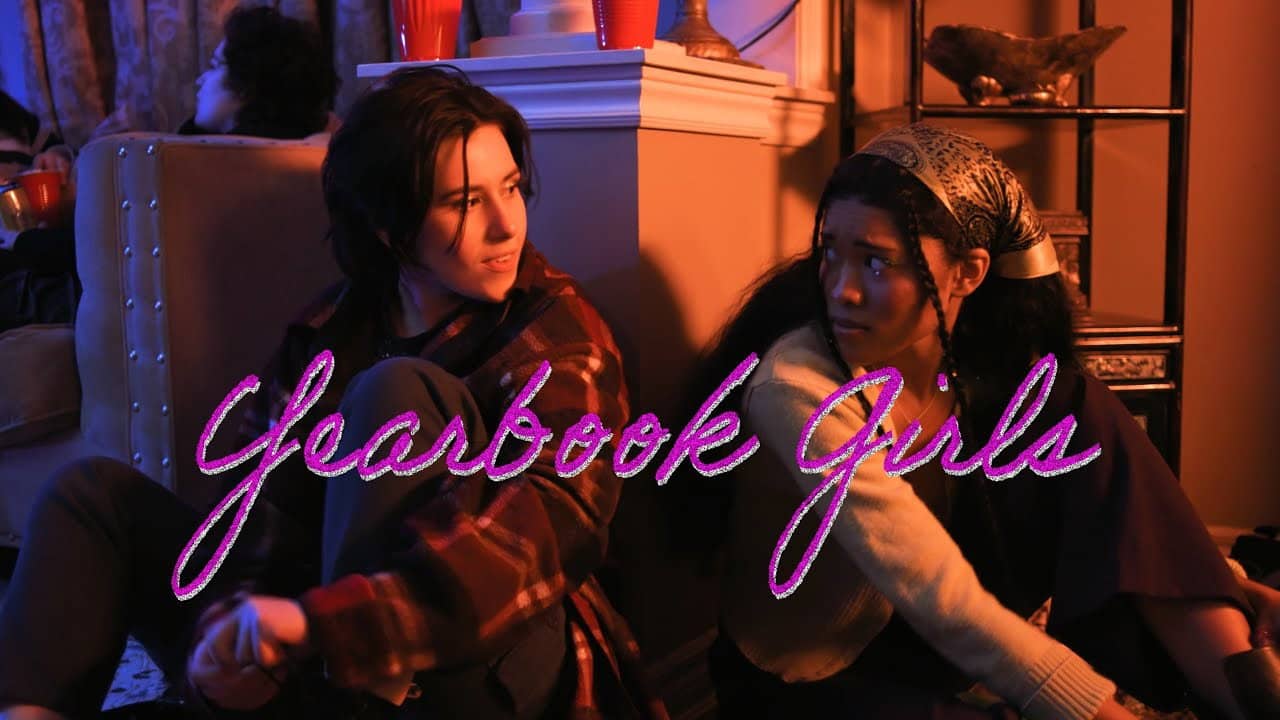 Yearbook Girls backdrop