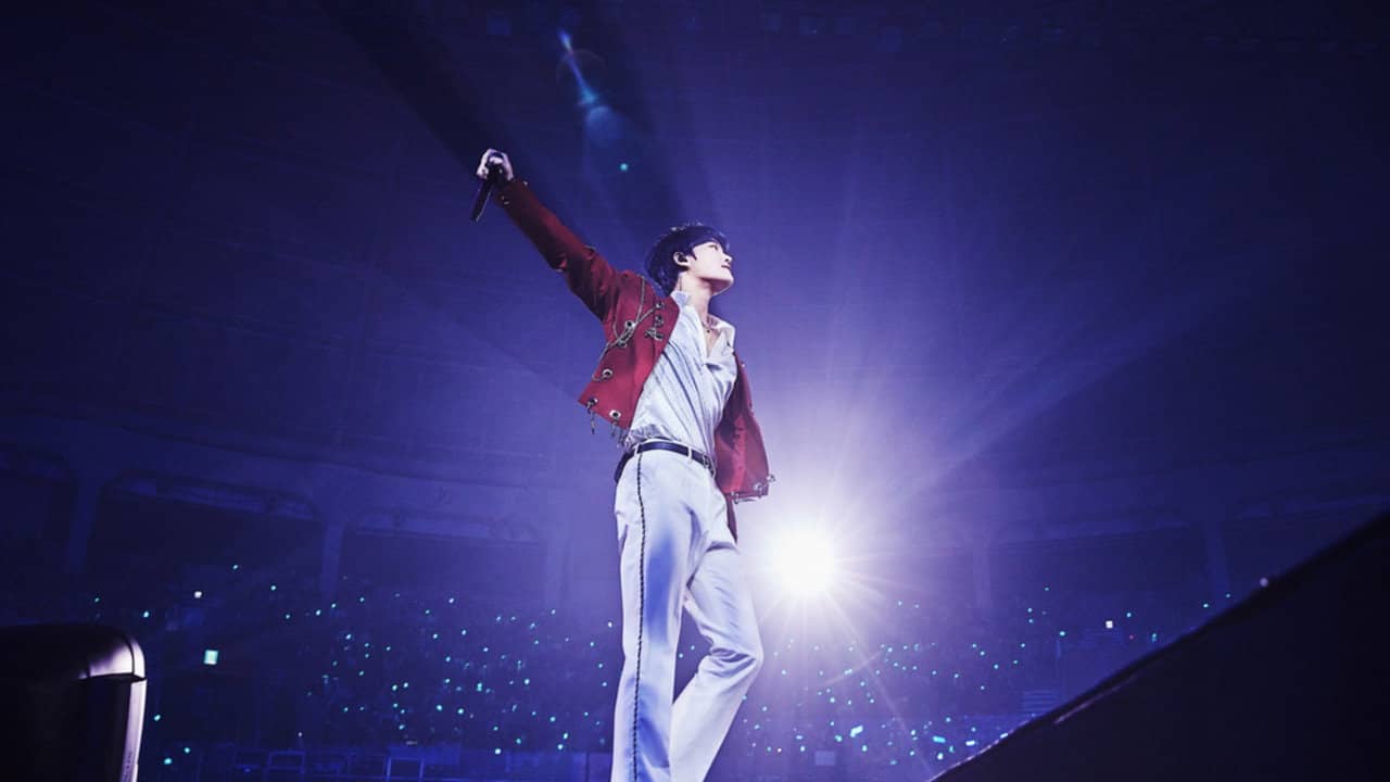 Kim Jae Joong The 20th Anniversary Concert: Flower Garden backdrop