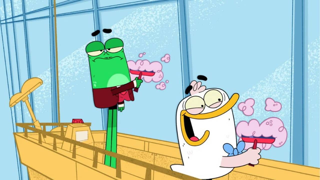 Duck & Frog backdrop