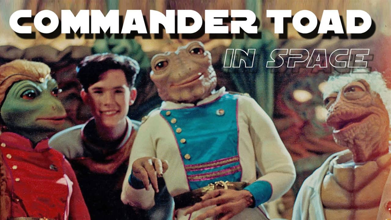 Commander Toad in Space backdrop