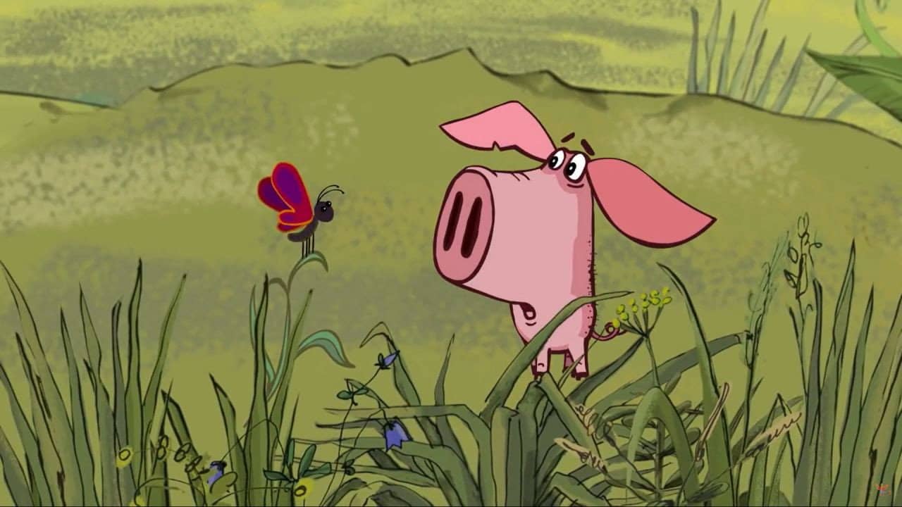 Piglet backdrop