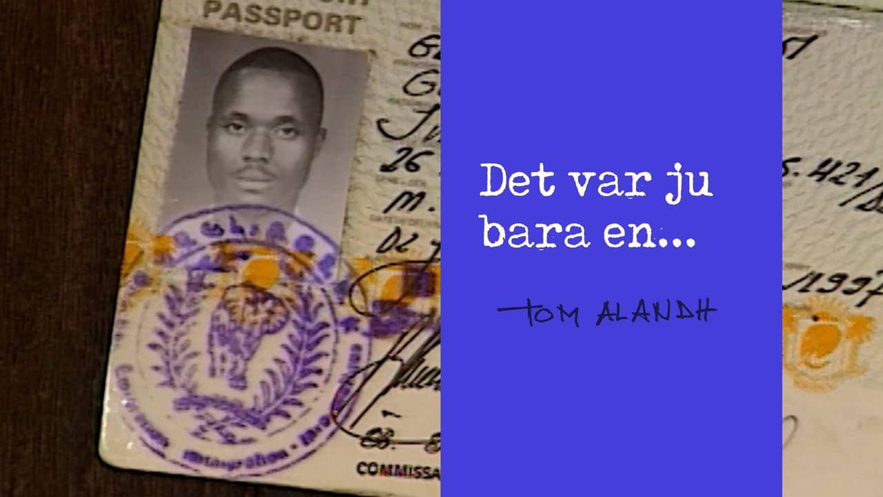 Det var ju bara en... backdrop