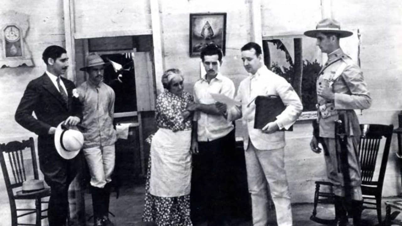 The Virgin of Charity backdrop