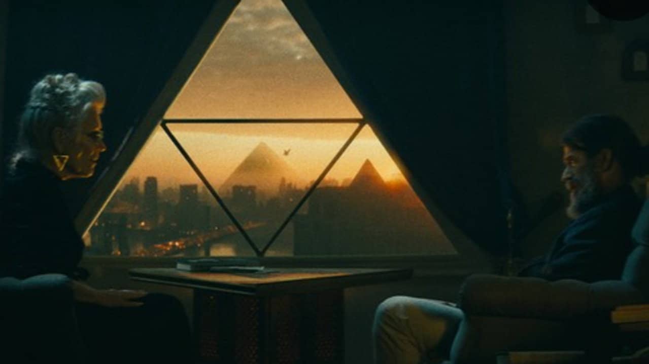 Triangle backdrop