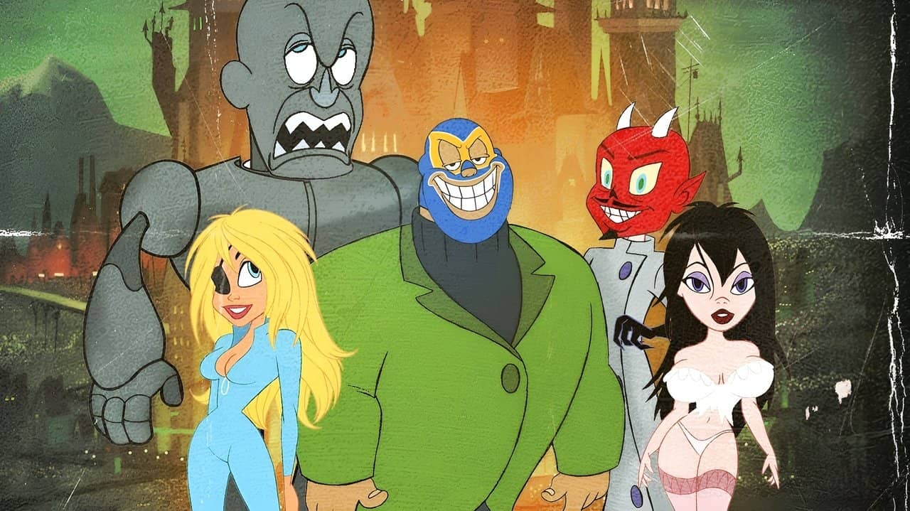 The Haunted World of El Superbeasto backdrop