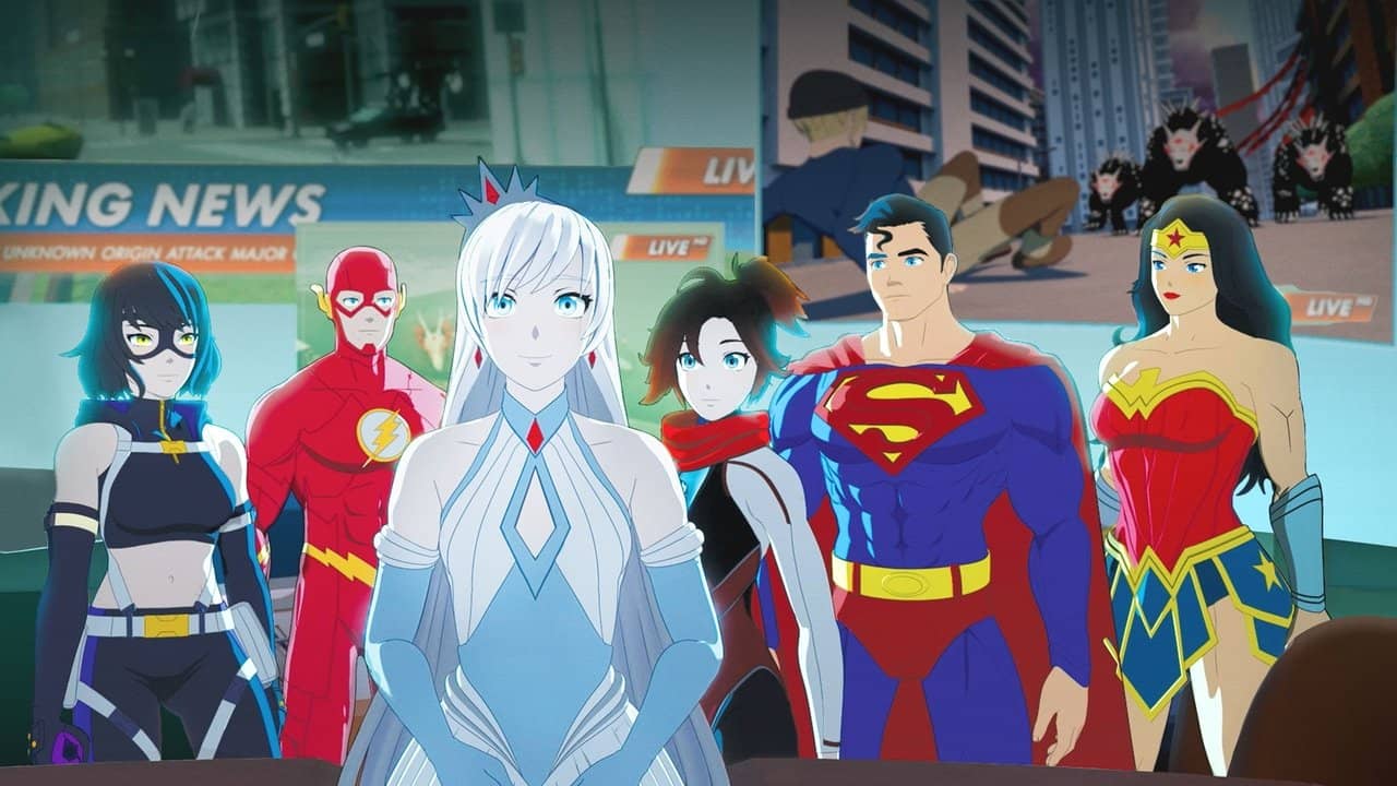 Justice League x RWBY: Super Heroes & Huntsmen, Part Two backdrop