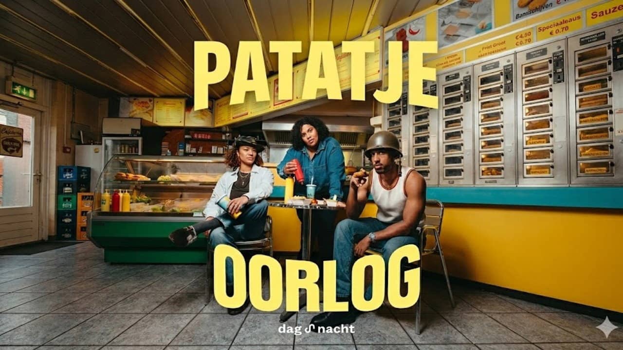 Patatje Oorlog backdrop