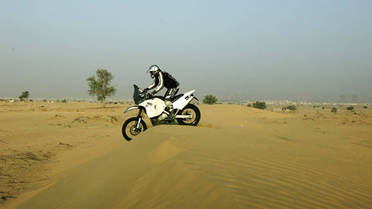 Race to Dakar backdrop