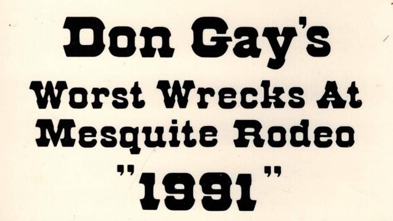 Don Gay's Worst Wrecks At Mesquite Rodeo 1991 backdrop