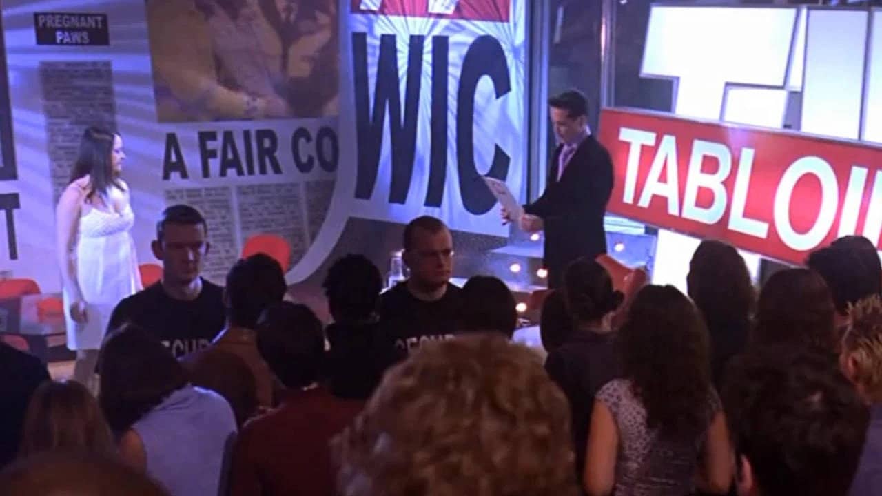 Tabloid backdrop