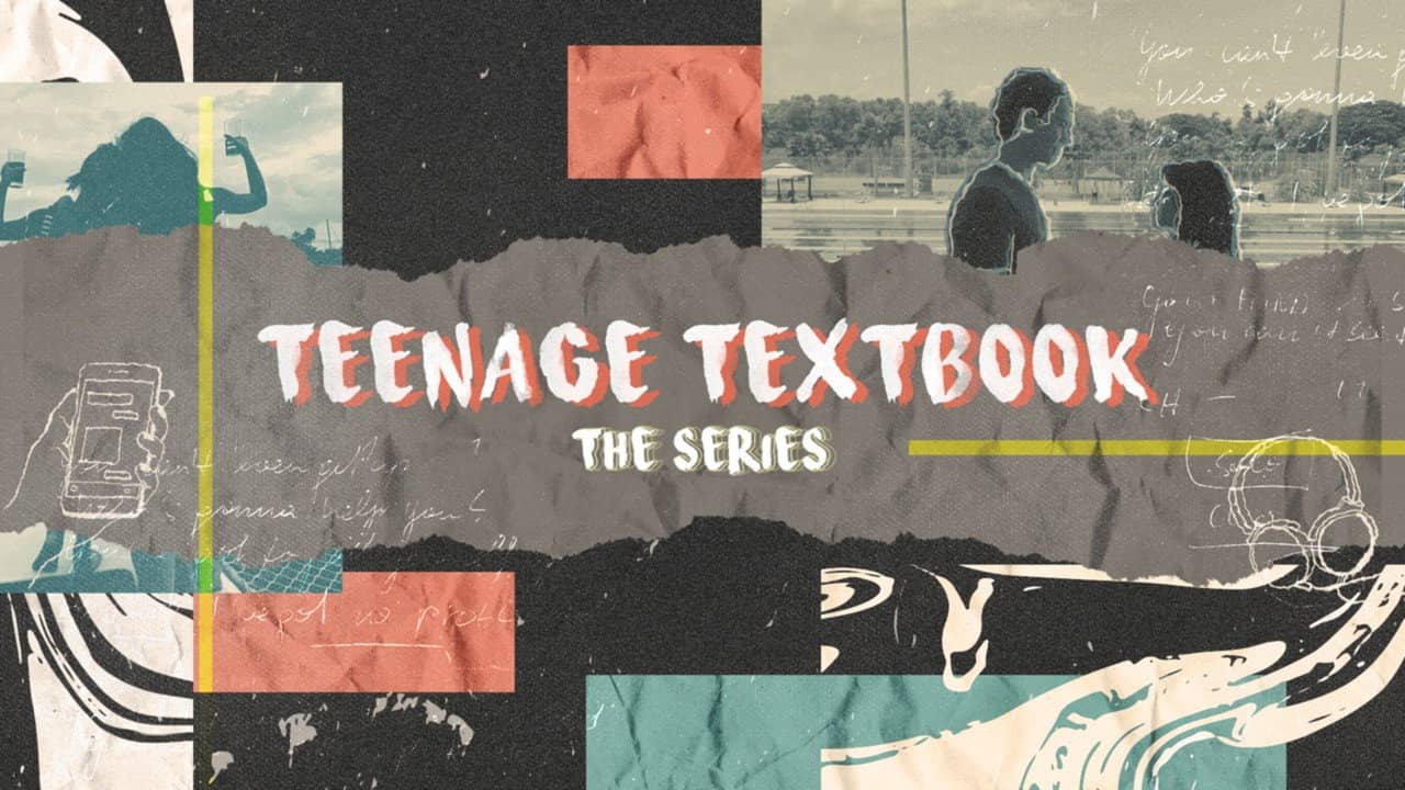 Teenage Textbook backdrop