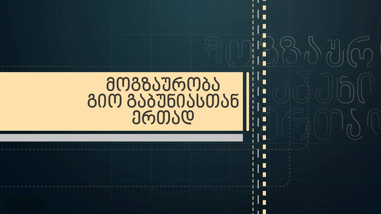 მოგზაურობა გიორგი გაბუნიასთან ერთად backdrop