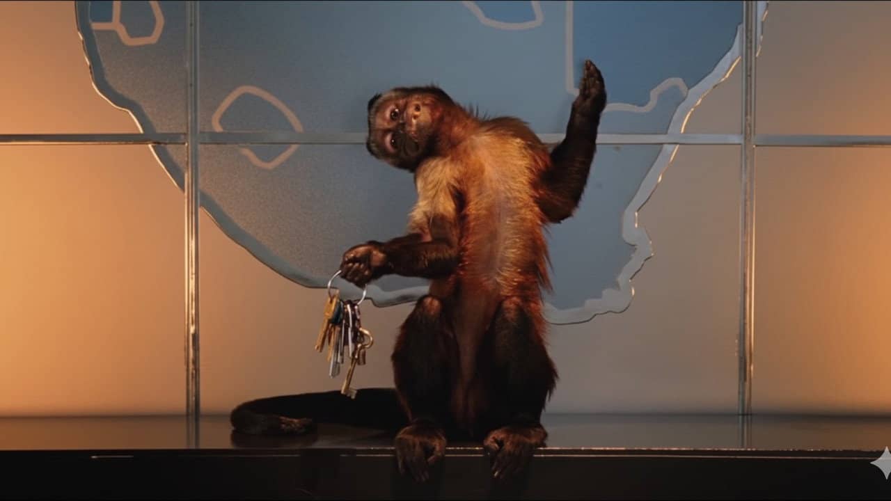 Monkey Mischief backdrop
