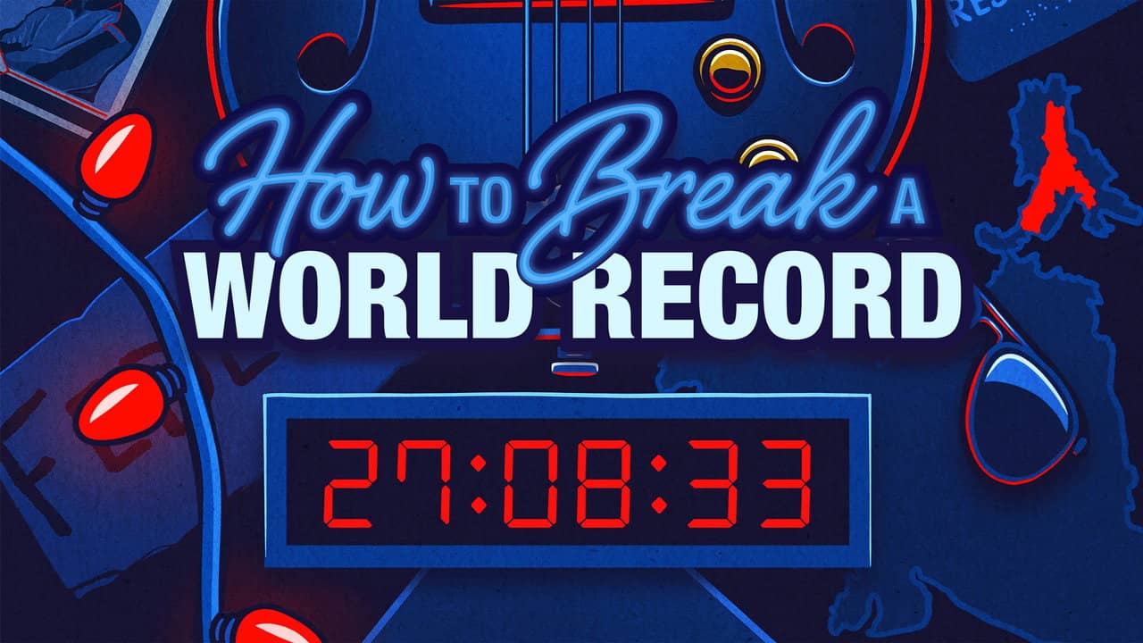 How to Break a World Record backdrop