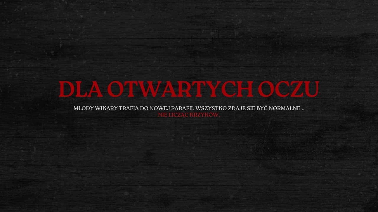 Dla otwartych oczu backdrop