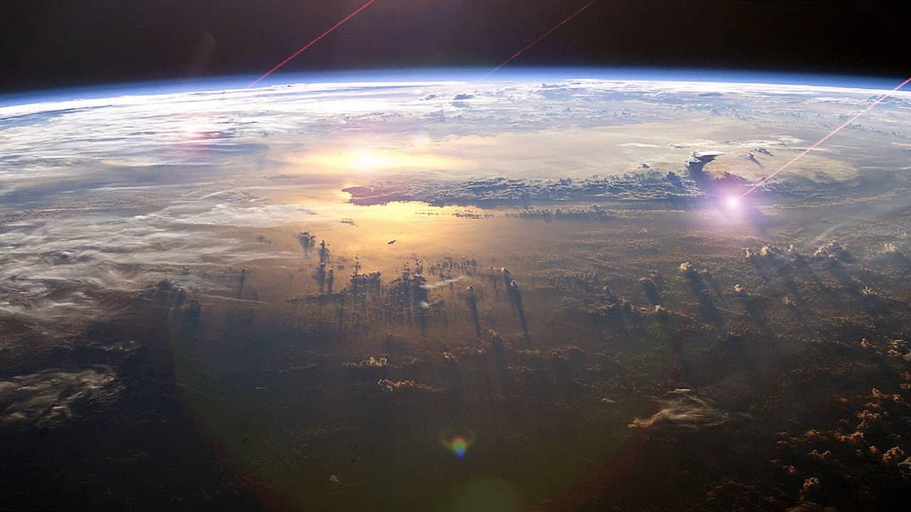 Doomsday Meteor backdrop