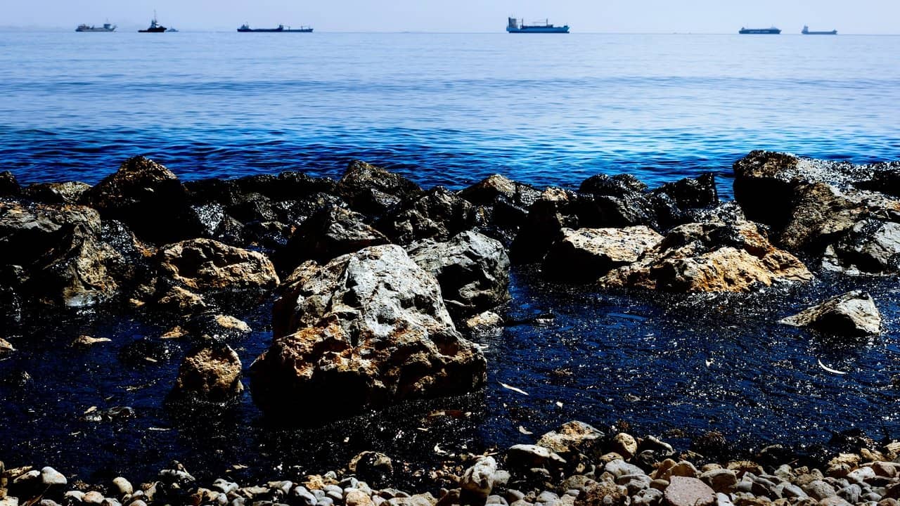 Oil Spill of The Century backdrop