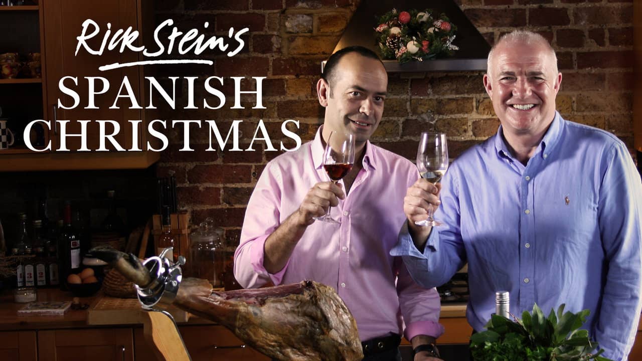 Rick Stein's Spanish Christmas backdrop