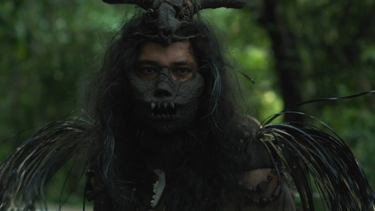 Woman in the Woods backdrop