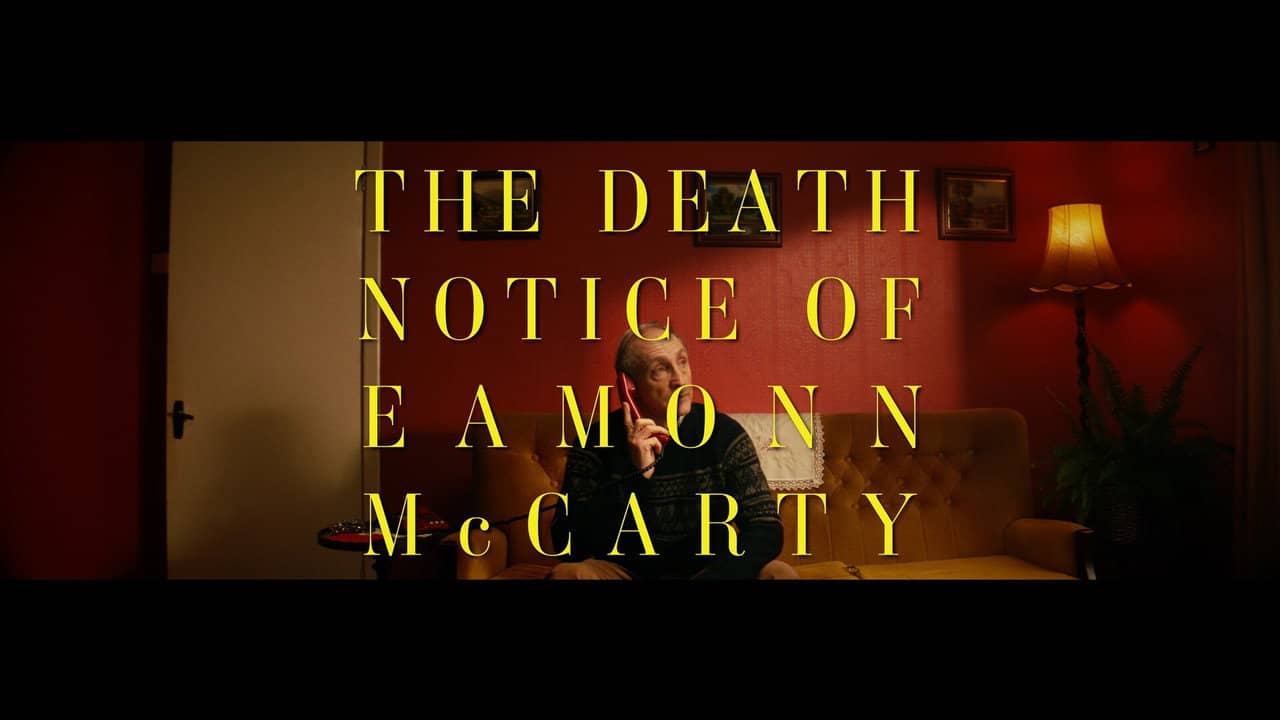 The Death Notice of Eamonn McCarty backdrop