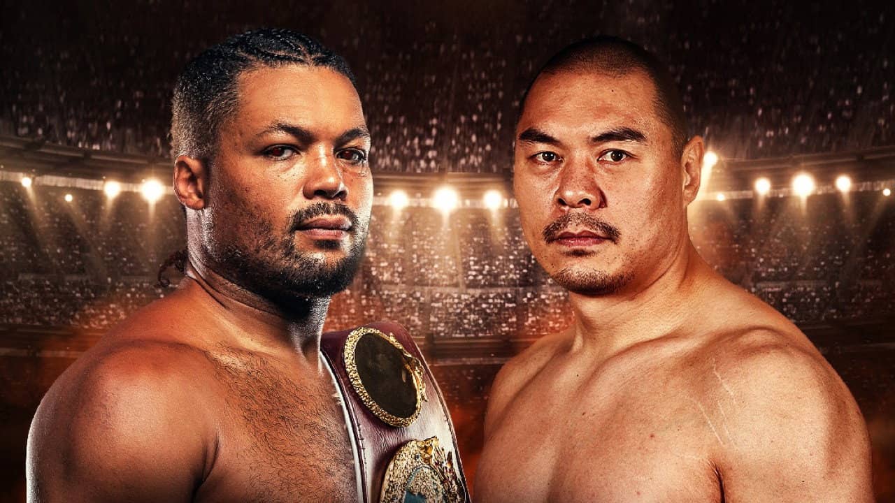 Joe Joyce vs. Zhilei Zhang backdrop