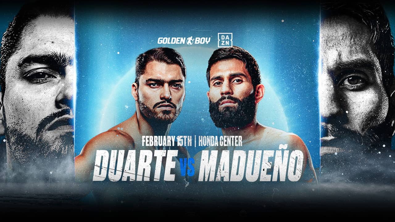 Oscar Duarte vs. 	Miguel Madueno backdrop