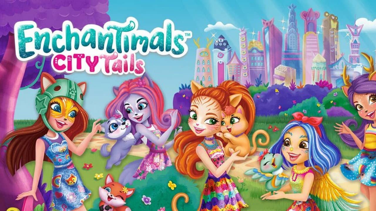Enchantimals City Tails backdrop