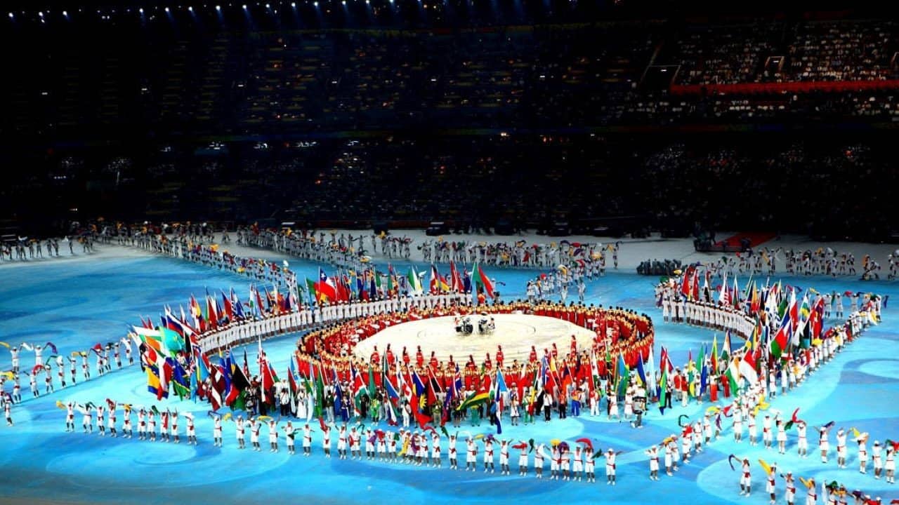 Beijing 2008 Olympic Closing Ceremony backdrop