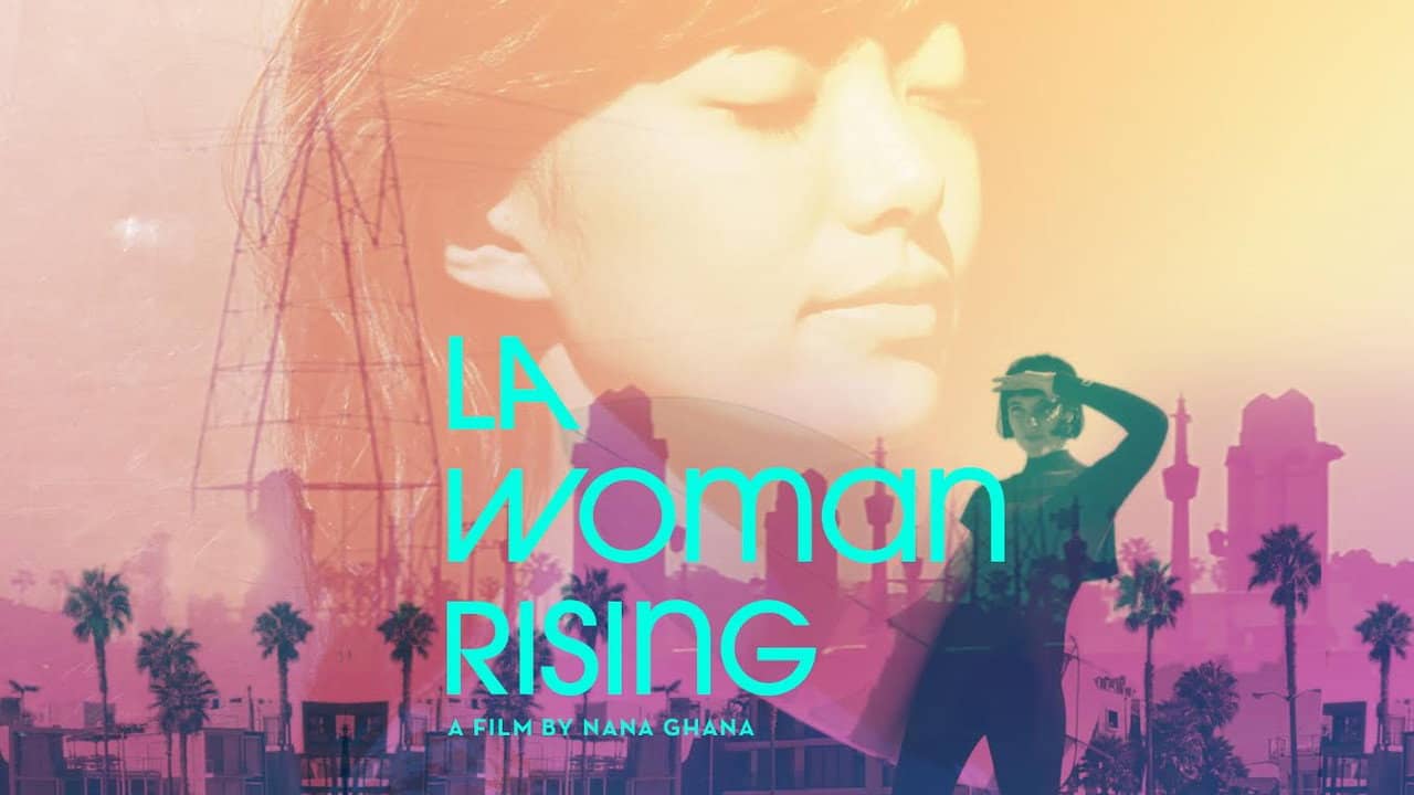 LA Woman Rising backdrop