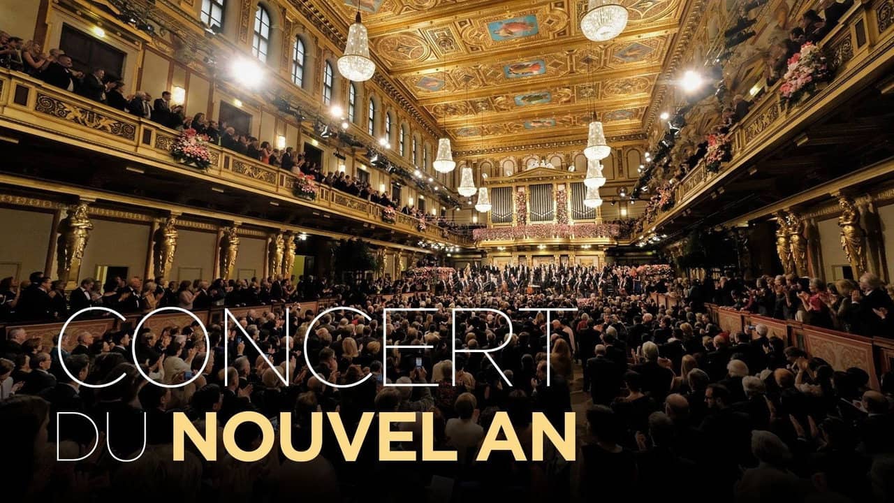 Concert du nouvel an 2024 Orchestre philharmonique de Vienne backdrop