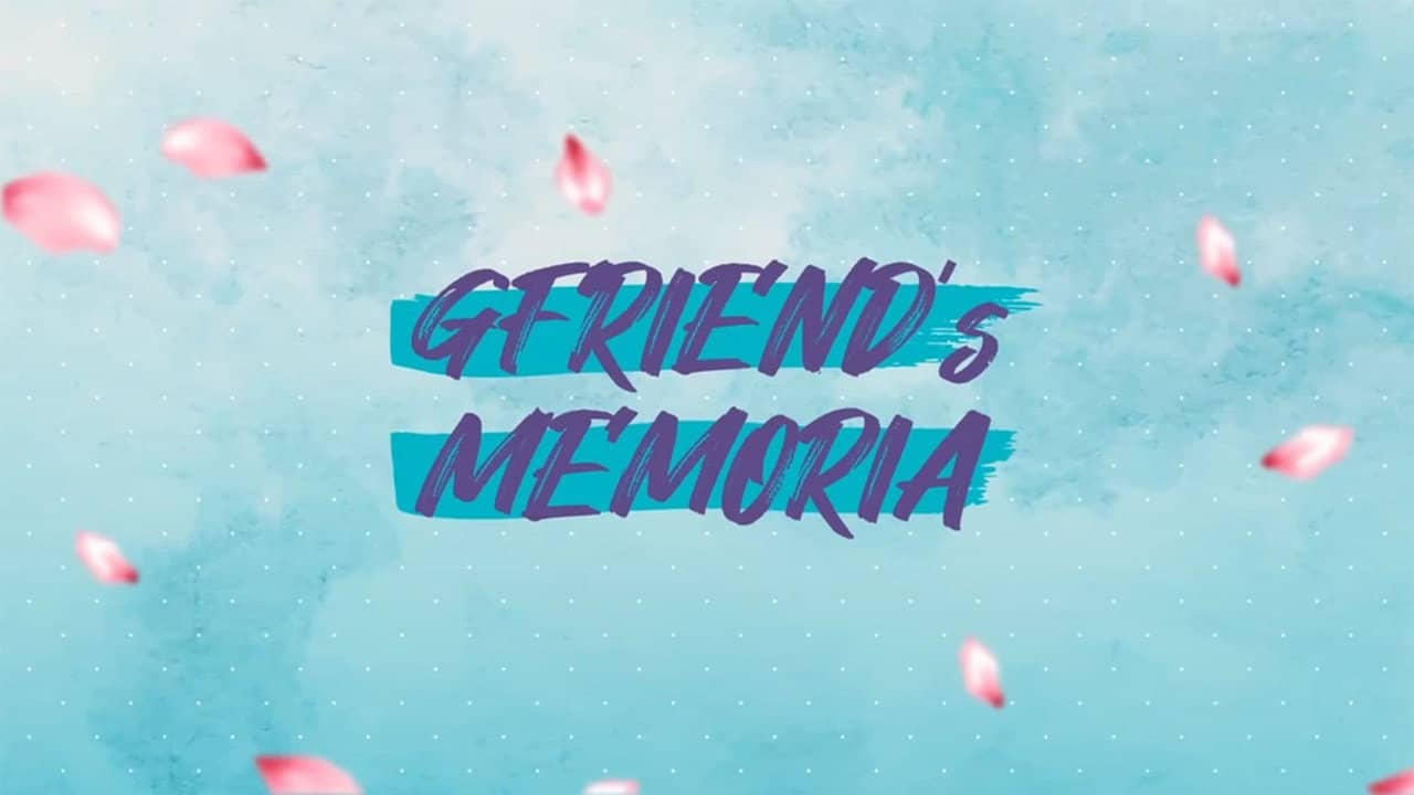 GFRIEND's MEMORIA backdrop