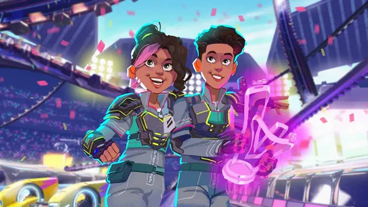Turbo Twins backdrop