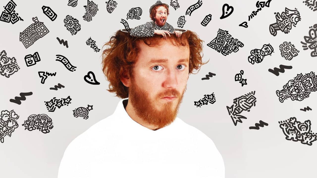 The Trouble with Mr Doodle backdrop
